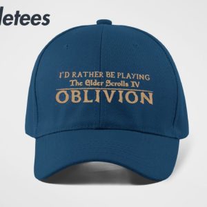 Id Rather Be Playing The Elder Scrolls IV Oblivion Hat 1