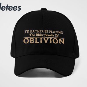 Id Rather Be Playing The Elder Scrolls IV Oblivion Hat 3