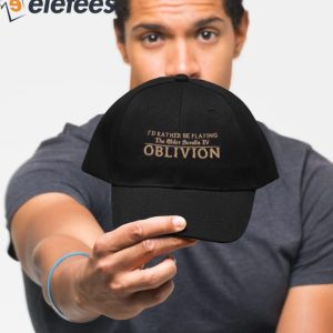 Id Rather Be Playing The Elder Scrolls IV Oblivion Hat 4