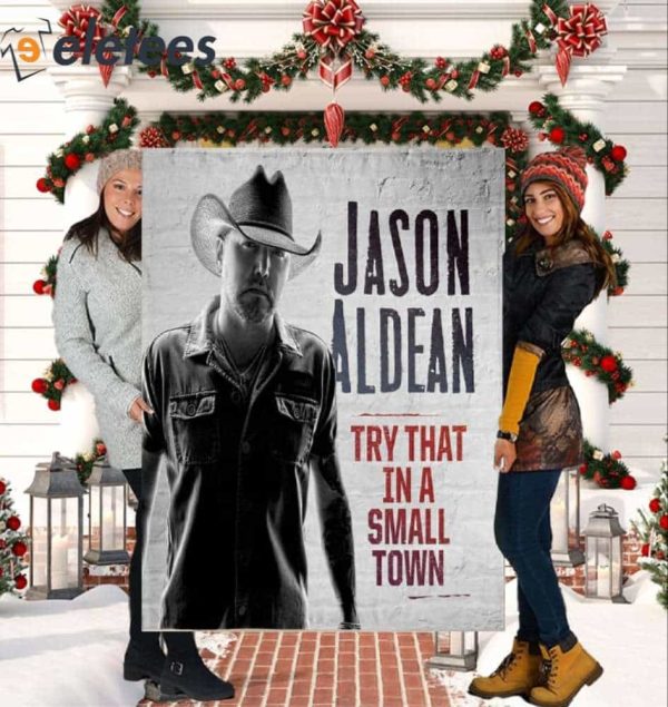 Jason Aldean Try That In A Small Town Blanket