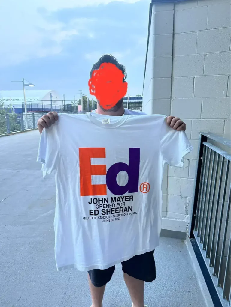 John Mayer Opened For Ed Sheeran t Shirt 1