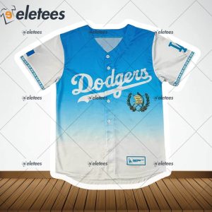 LA Dodgers Guatemalan Heritage Night Jersey 1