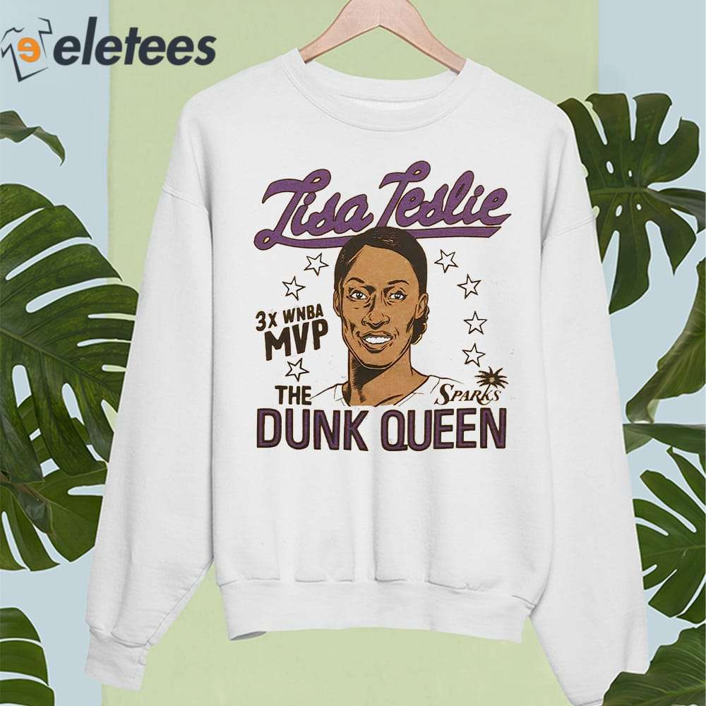 Eletees La Sparks Lisa Leslie MVP The Dunk Queen Shirt