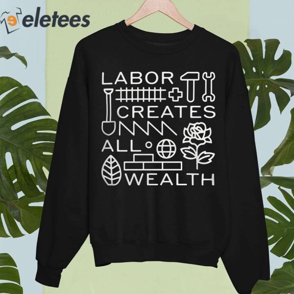 Labor Creates All Wealth Shirt