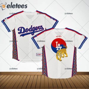 2022 Mexican Heritage night Dodgers Jersey Grey