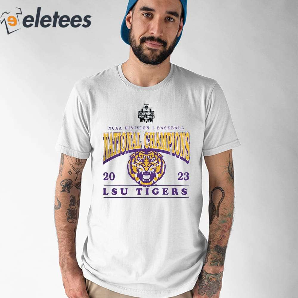 Eletees LSU Tigers 47 Brand Baseball National Champions Frankie Shirt