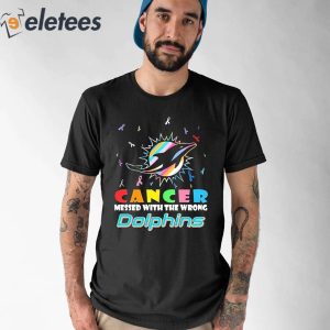 Original Miami Dolphins Nfl Cancer Mess With The Wrong Sweatshirt