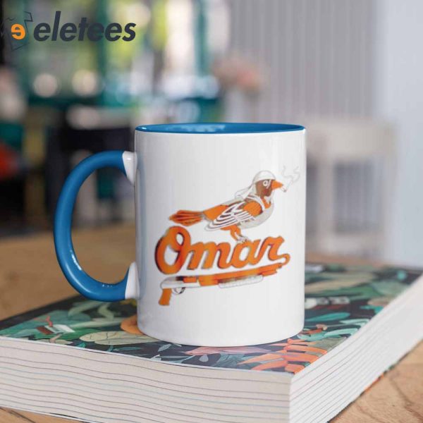 Omar Orioles Bird Smoking Mug