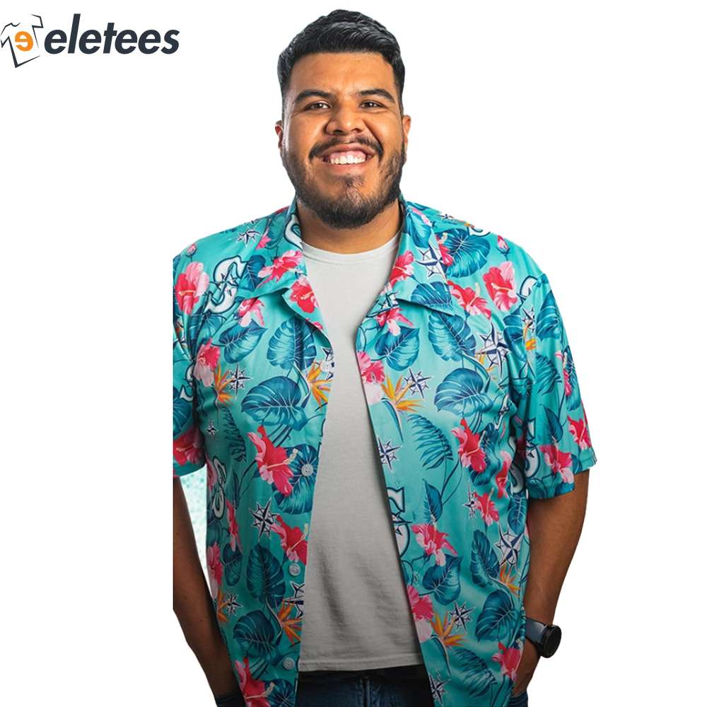 Eletees Seattle Mariners Aloha Hawaiian Shirt Night 2023