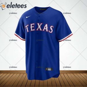 Texas Rangers Jacob deGrom Royal Away Replica Jersey 2