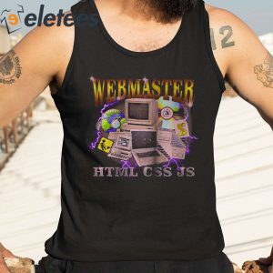 Webmaster Html Css Js Shirt 3
