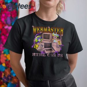 Webmaster Html Css Js Shirt 4