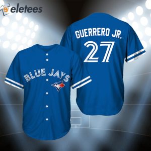 2023 Vladimir Guerrero Jr. Blue Replica Jersey Shirt Giveaway