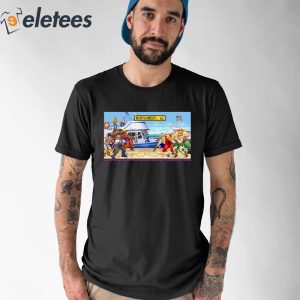 Alabama Boat Fight In Street Fighter Shirt