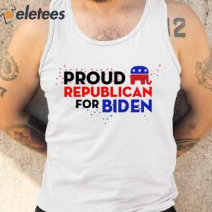 Alex Cole Proud Republican For Biden Shirt 2