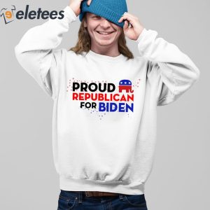 Alex Cole Proud Republican For Biden Shirt 4