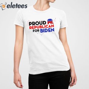 Alex Cole Proud Republican For Biden Shirt 5