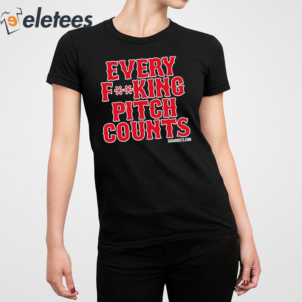 Eletees Alex Cora Every Fucking Pitch Counts Shirt