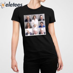 All The Mug Shots Of Donald Trump And His Alleged Co Conspirators Shirt 2