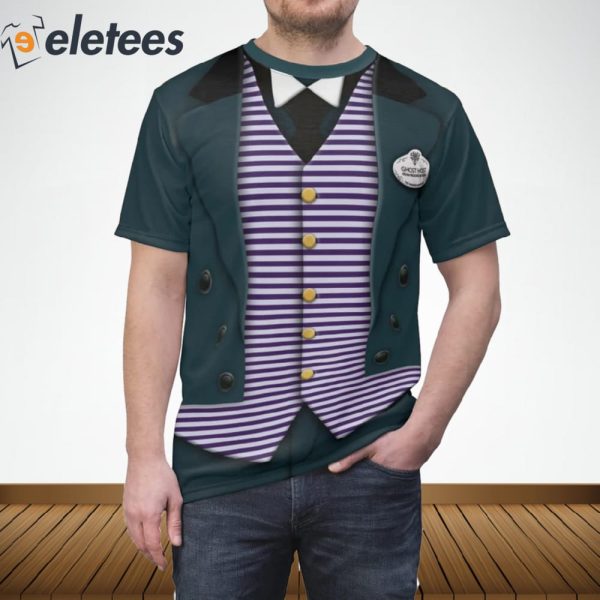 Butler Shirt, Haunted Mansion Costume