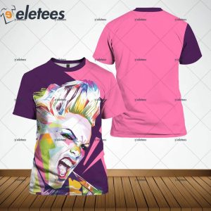 Colorful P!nk Pink Concert Casual Shirt