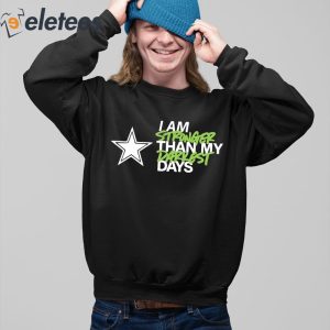 Dallas Cowboys I Am Stronger Than My Darkest Days Shirt 3