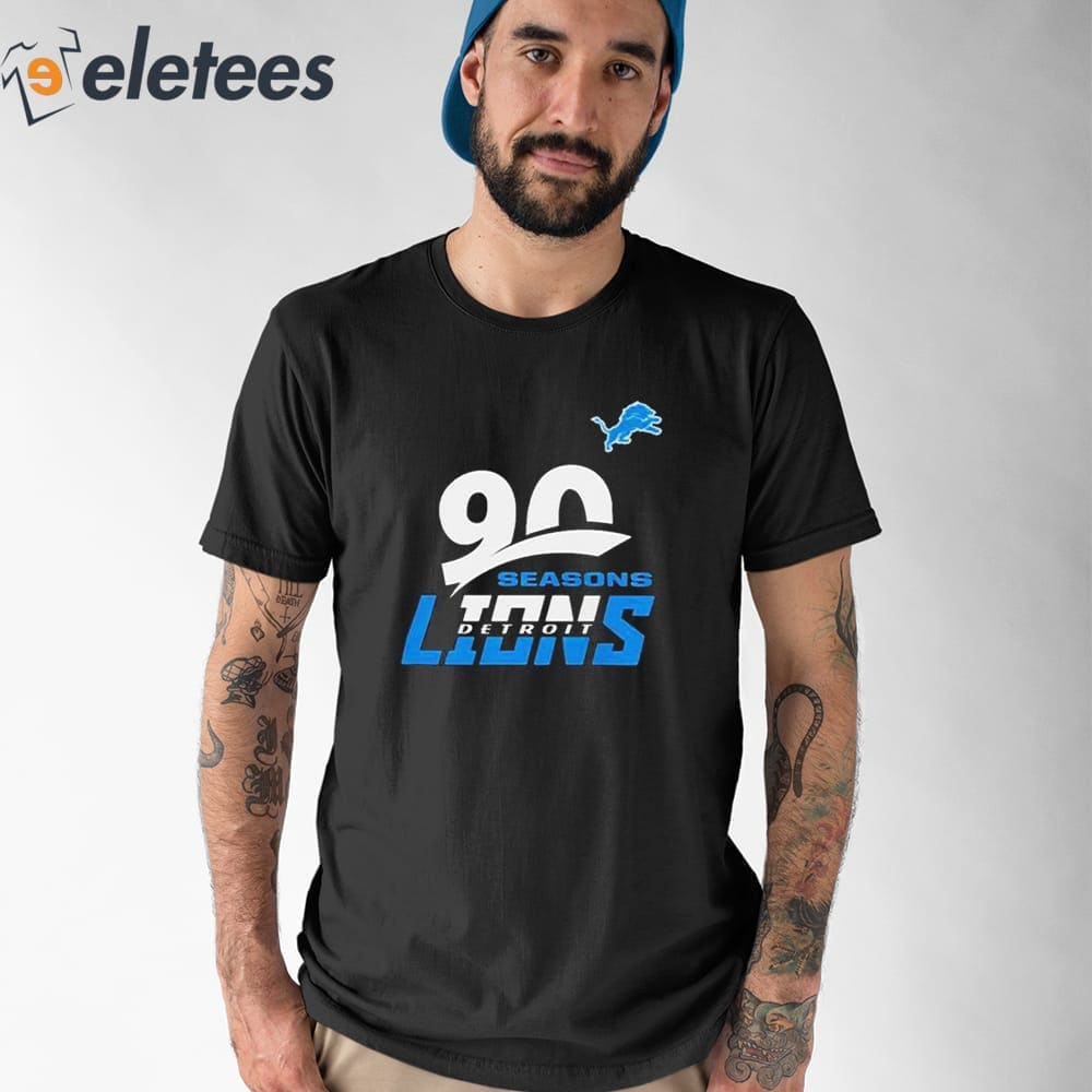 Detroit Lions Celebrate 90th Season Shirt - High-Quality Printed Brand