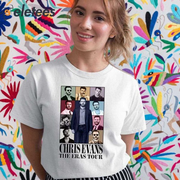 Eovida Chris Evans The Eras Tour Shirt