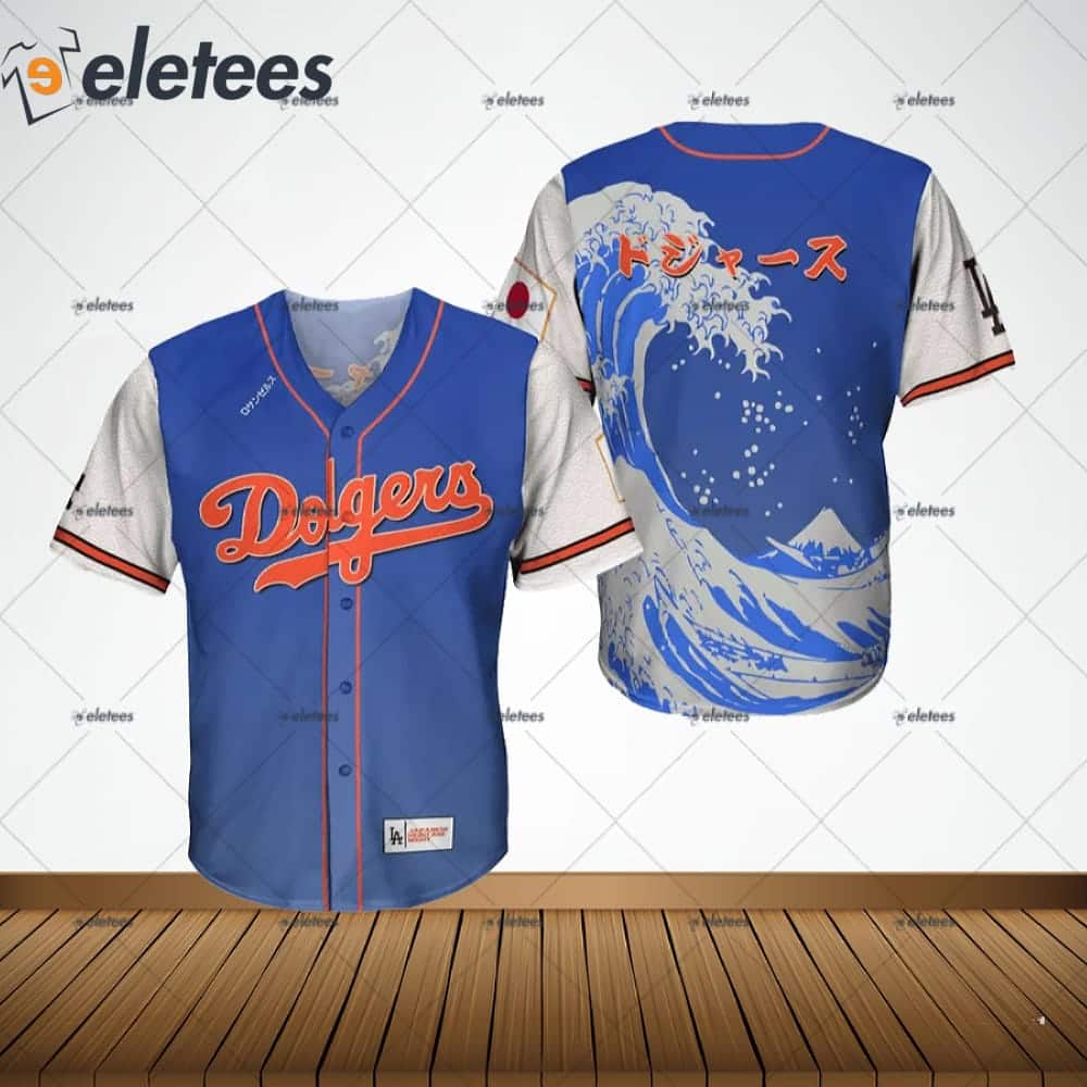 Eletees Japanese Heritage Night 2023 Baseball Jersey Los Angeles Dodgers