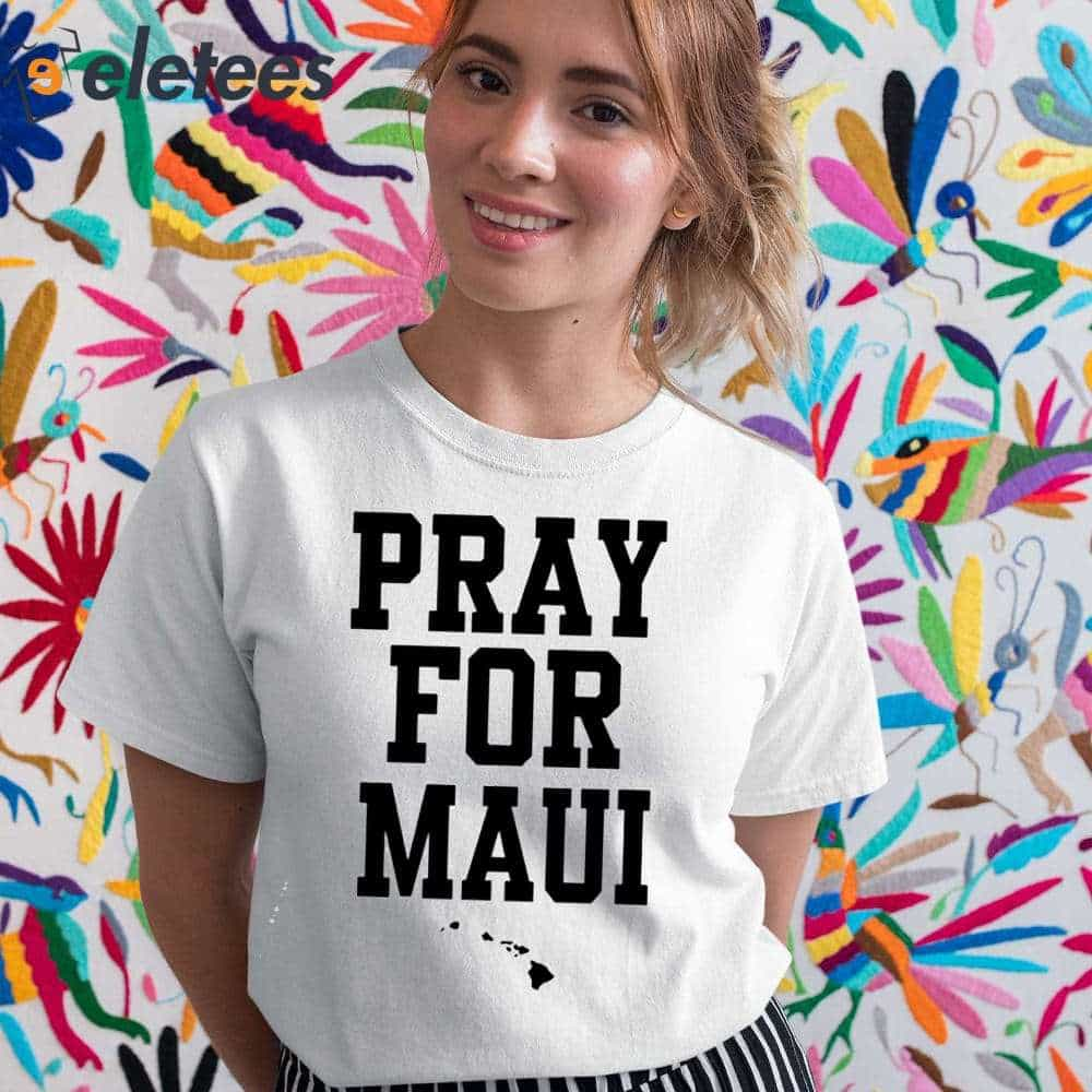 Kamu Grugier-Hill Pray For Maui Shirt