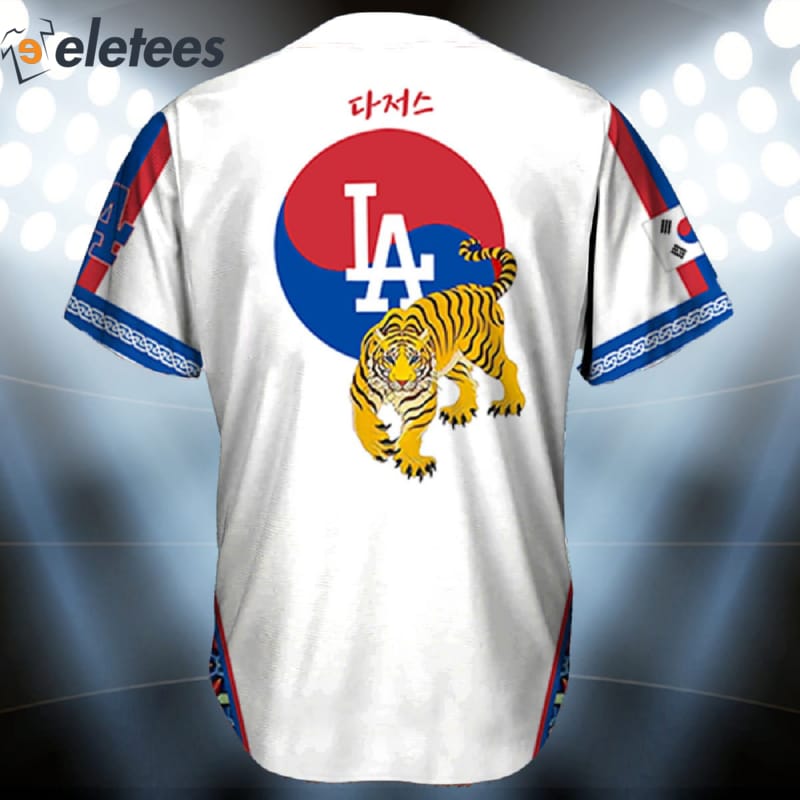 Eletees Los Angeles Dodgers Korean Heritage Night Jersey