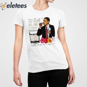 Obama From The City Of Flint Michigan Shirt 2