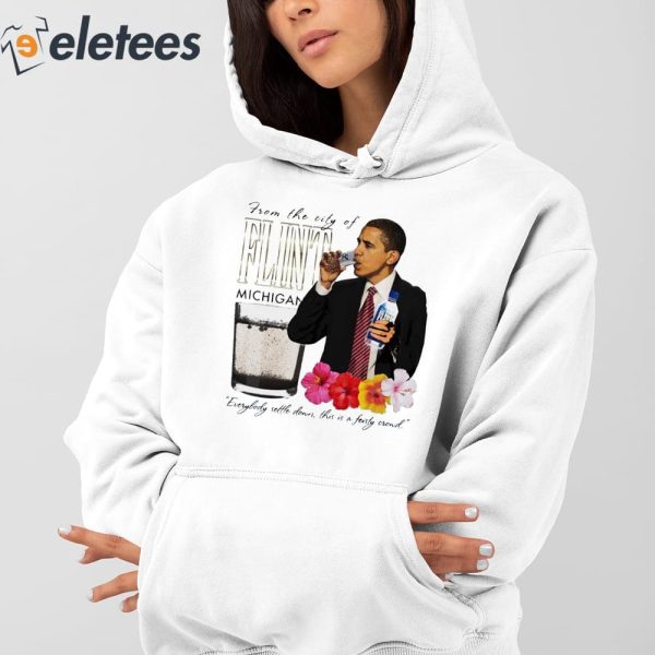 Obama From The City Of Flint Michigan Shirt