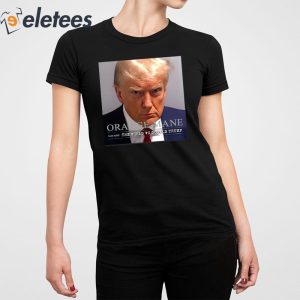 Orange Mane Trump Mugshot Shirt 2