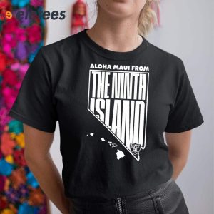 Aloha Maui From The Ninth Island Las Vegas Raiders T-Shirt