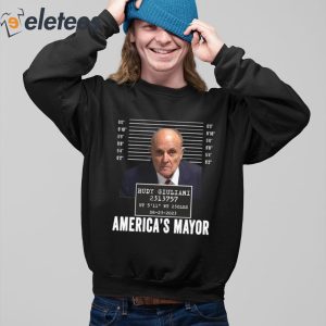 Rudy Giuliani Mugshot Americas Mayor Shirt 4