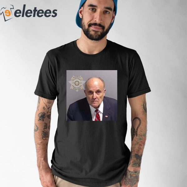 Rudy Giuliani’s Mugshot Shirt Fulton County Sheriff’s Office