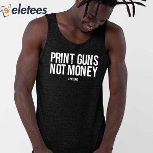 Spike Cohen Print Guns Not Money Lpky Shirt 3