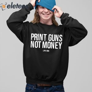 Spike Cohen Print Guns Not Money Lpky Shirt 5