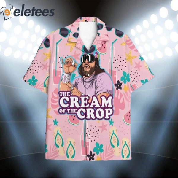 The Cream of the Crop Pro Wrestling Button Up Hawaiian Shirt