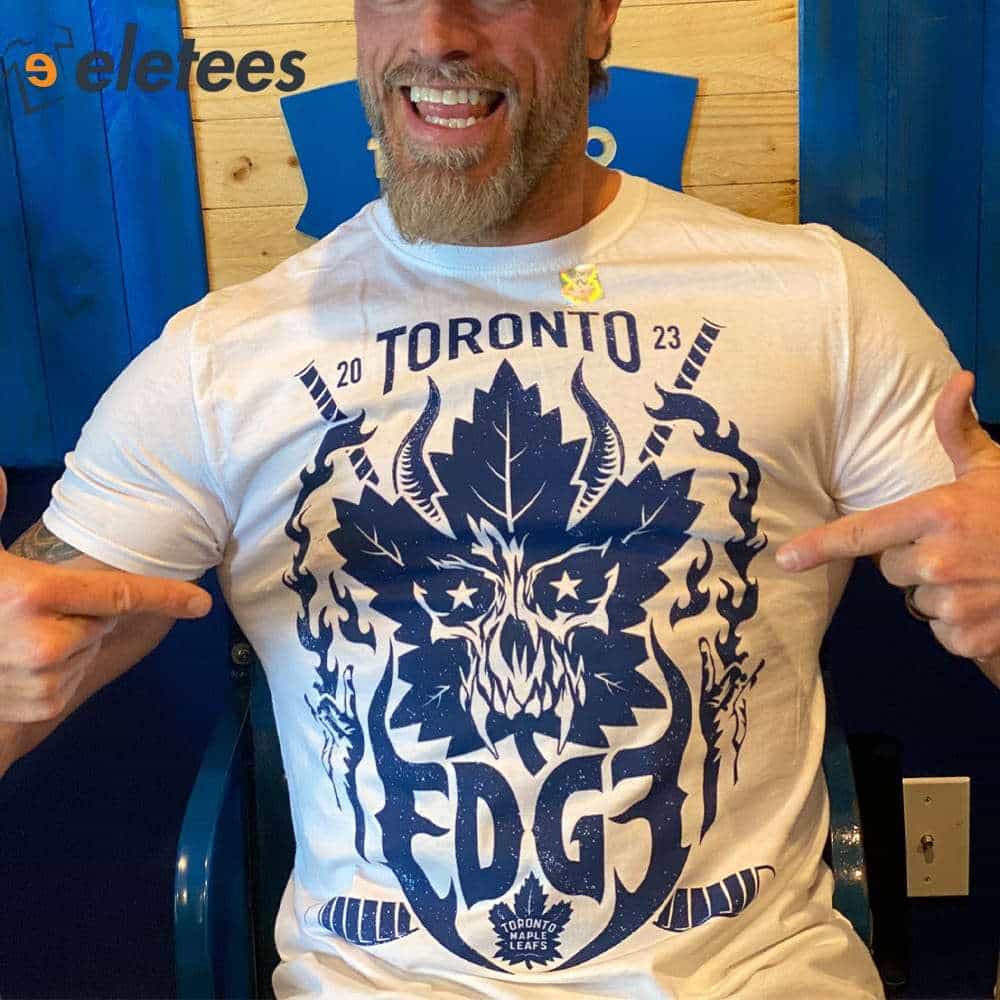 Toronto Maple Leafs 2023 X Edge Collaboration Shirt