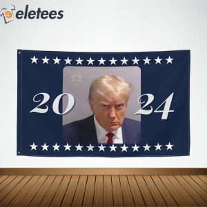 Trump 2024 Mugshot Flag 1