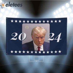 Trump 2024 Mugshot Flag 2