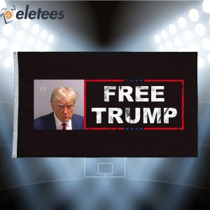 Trump Mugshot Free Trump Flag 2