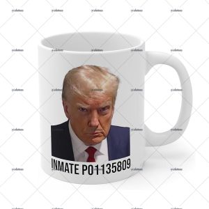 Trump Mugshot Inmate P01135809 Coffee Mug 1