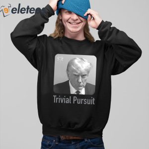 Trump Mugshot Trivial Pursuit Shirt 4