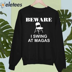 Your Blue Channel Beware I Swing At Magas Shirt 5