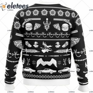 A Very Supernatural Christmas Supernatural Ugly Christmas Sweater 1