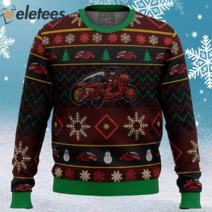 Akira Shotaro Kaneda Bike Ugly Christmas Sweater