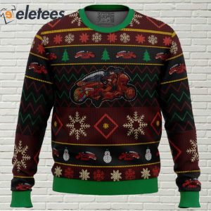 Akira Shotaro Kaneda Bike Ugly Christmas Sweater 2